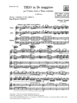 Trio Sonata In Do Maggiore F. 16 N° 3 - Partitura - VIVALDI
